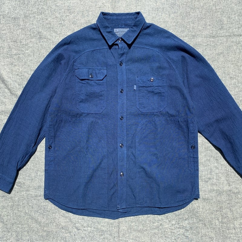 NAOSHIYA CUSTOM FACTORY かすりワークシャツ 楽天市場】NAOSHIYA CUSTOM FACTORY KASURI かすりワークシャツ