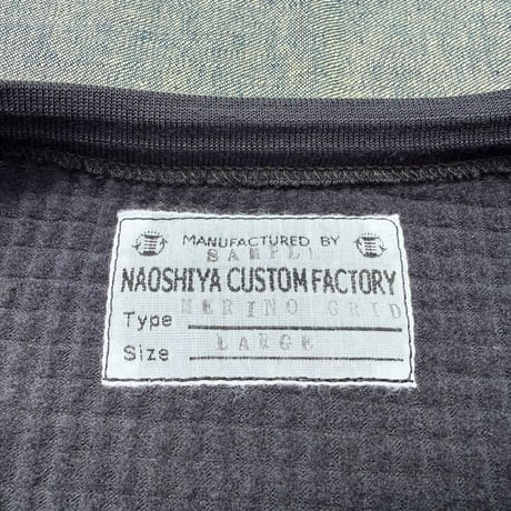 9月納品予定　NAOSHIYA CUSTOM FACTORY　「MERINO WOOL GRID」