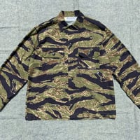 NAOSHIYA CUSTOM FACTORY　アメリカンファブリック　タイガーストライプシャツ