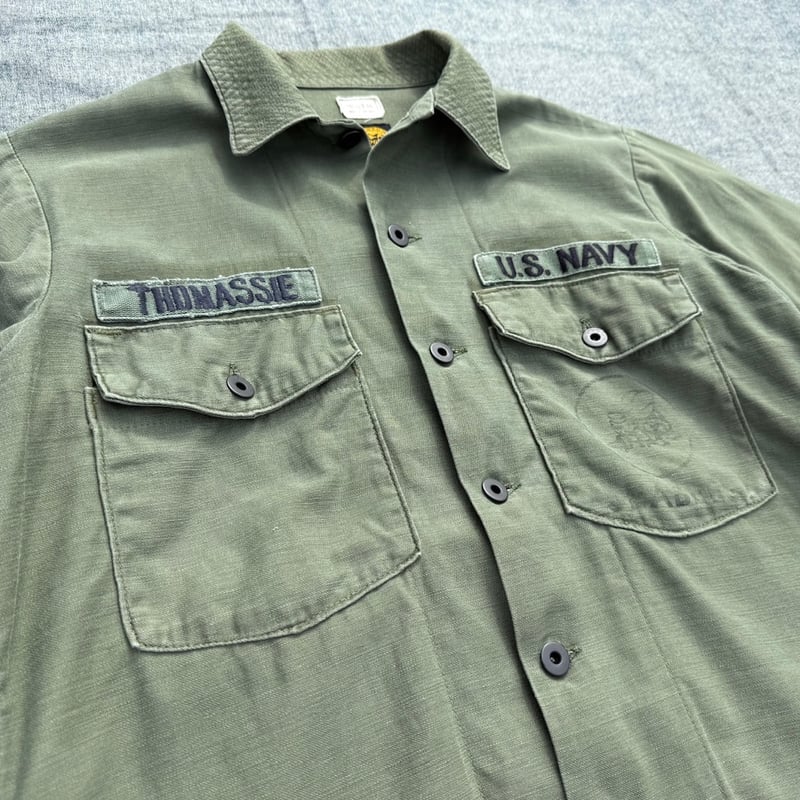 naoshiya custom factory カスタムユーティリティ　シャツ NAOSHIYA CUSTOM FACTORY SEABEES 「THOMASSIE」 | N