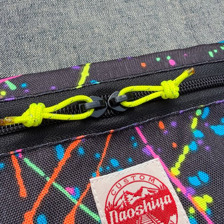 NAOSHIYA CUSTOM FACTORY　ウエストポーチ　「スプラッター」