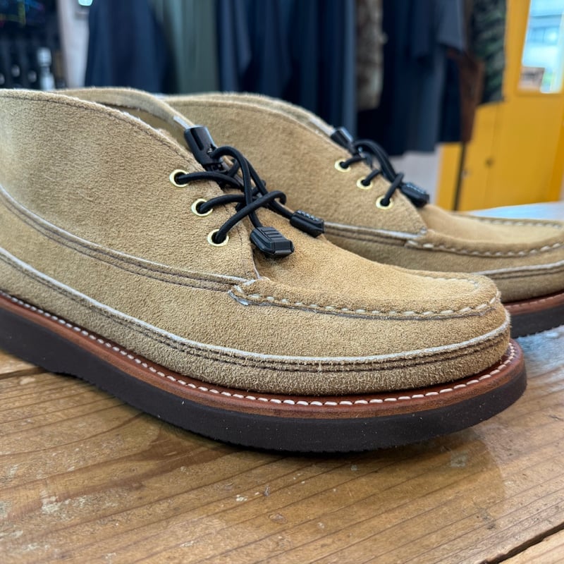 ラッセルモカシン タッセル風カスタム スウェード 9.5インチ E
