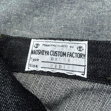 8月販売予定商品　NAOSHIYA CUSTOM FACTORY　「DECK3」　ブラックデニム