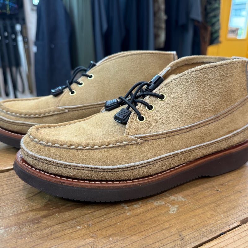 ベージュ スエード ラッセルモカシン シューズ RUSSELL MOCCASIN ラッセルモカシン スポーティングクレー