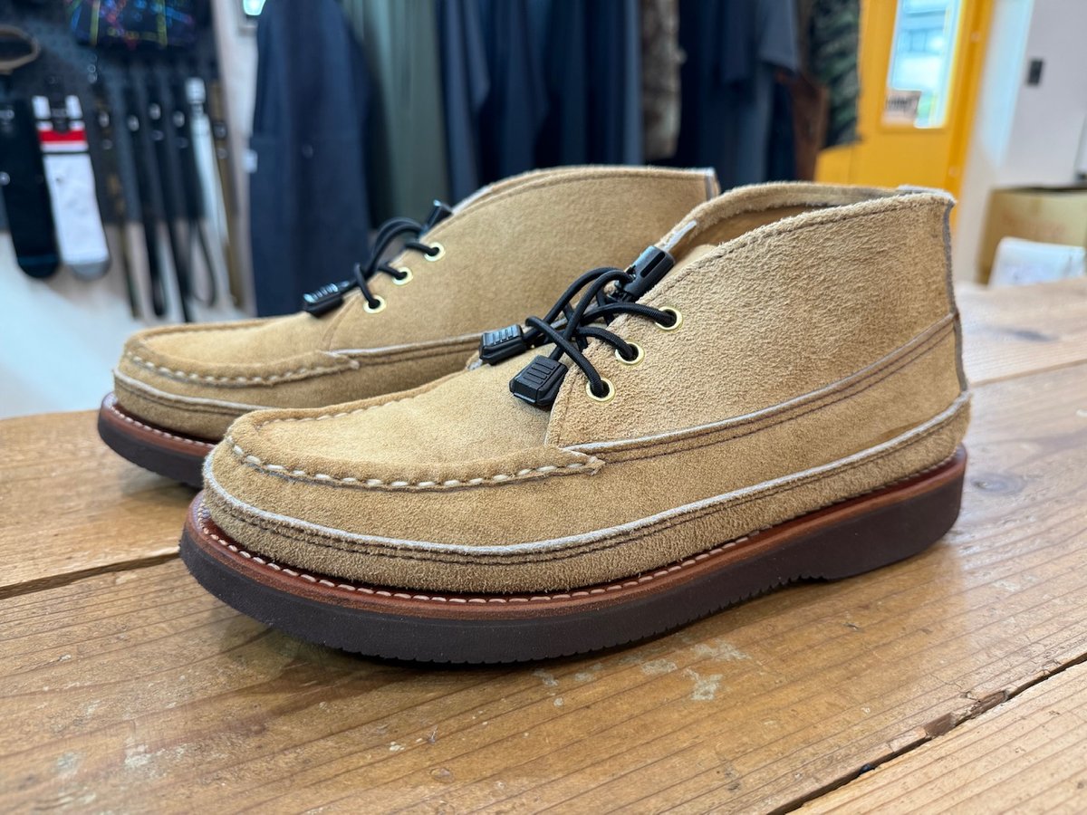 ラッセルモカシン タッセル風カスタム スウェード 9.5インチ E