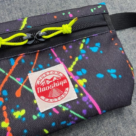NAOSHIYA CUSTOM FACTORY　ウエストポーチ　「スプラッター」