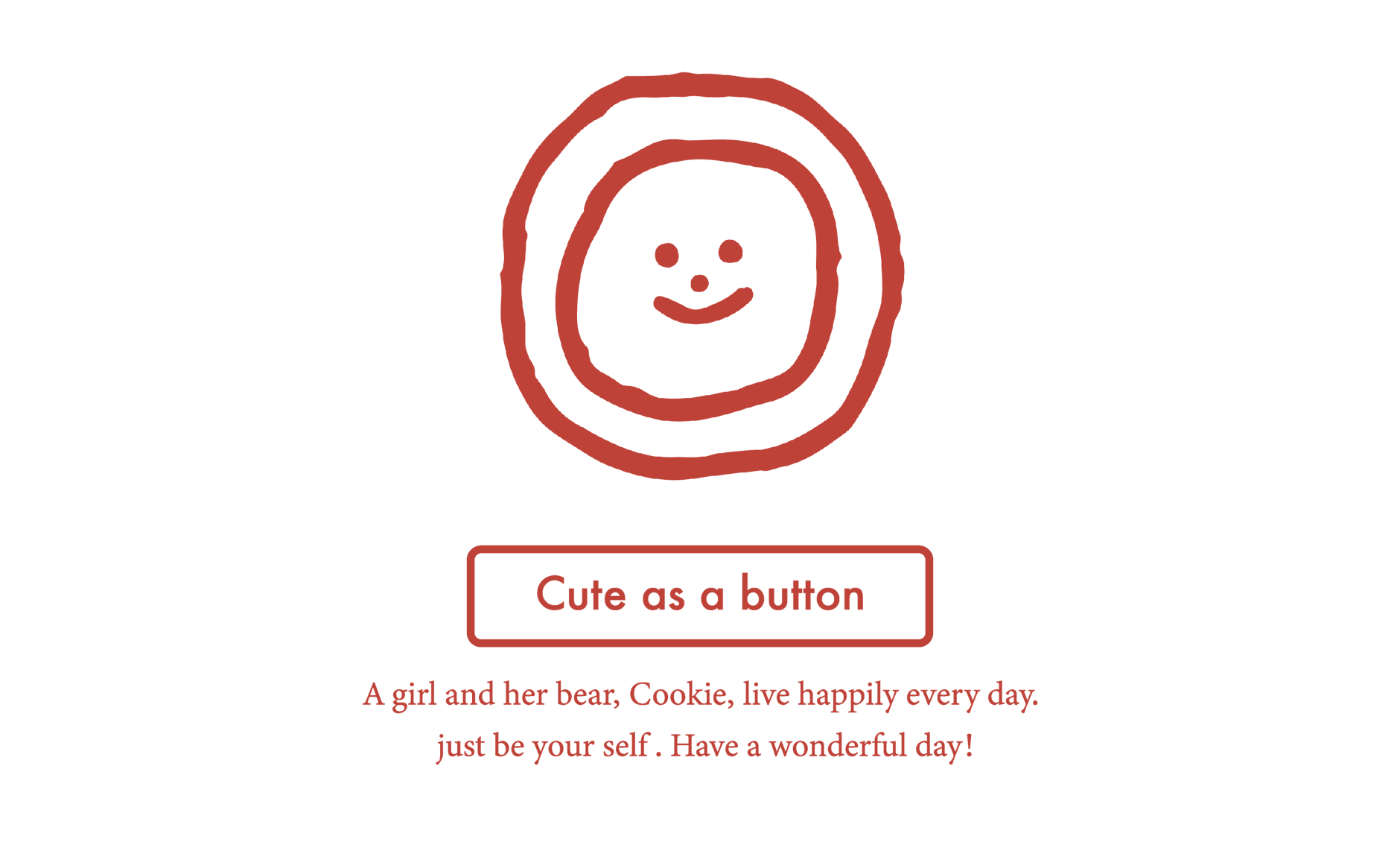 cute as a button