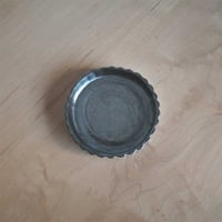 木村 年克　銀釉タルト皿 10cm