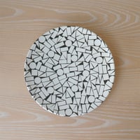 TAKUNOBU 粉引7寸皿（○△□）