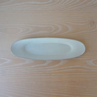 3RD CERAMICS　楕円皿　M　白