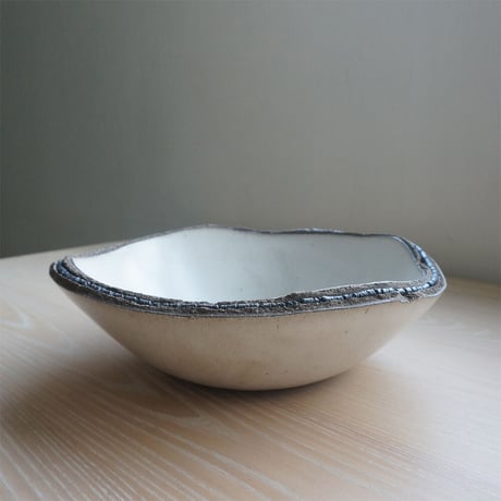 櫻井靖泰　Jag bowl（9寸）土灰