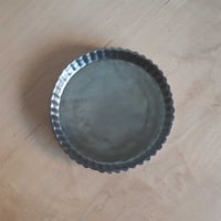木村 年克　銀釉タルト皿 16cm