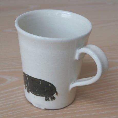 TAKUNOBU 粉引コーヒーカップ　カバ