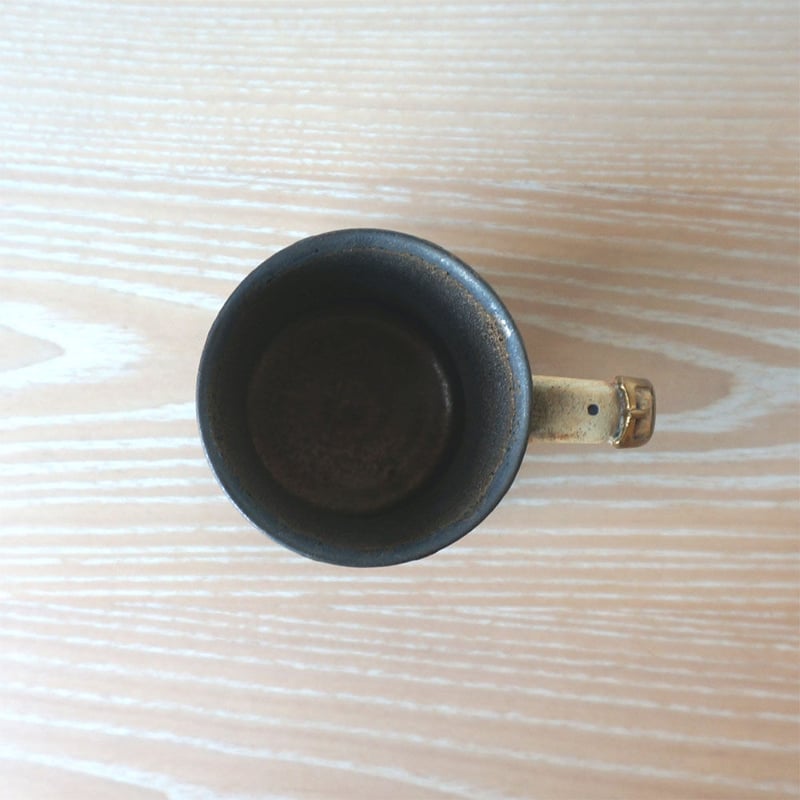 加藤 輝雄 マグカップベルト付 type-SL（マンガン釉/縦縞） | knot Online