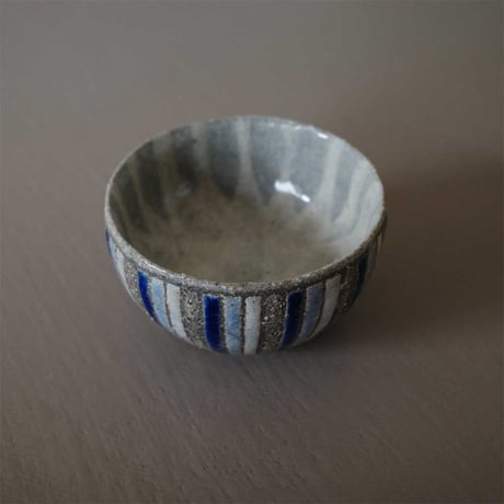 益子焼　矢内齊　彩色酒器揃