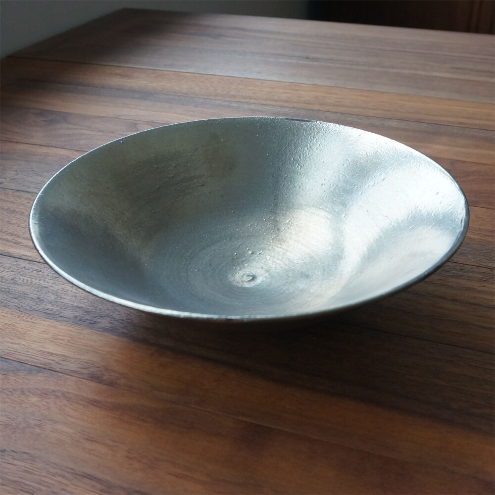 木村 年克 銀化鉄釉 7寸鉢 | knot Online