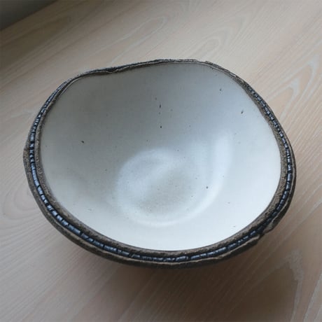 櫻井靖泰　Jag bowl（9寸）土灰