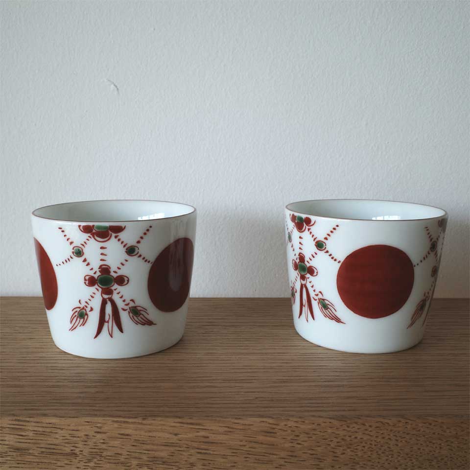 有田焼 仁窯 小畑仁 古伊万里写赤玉文小鉢 | knot Online