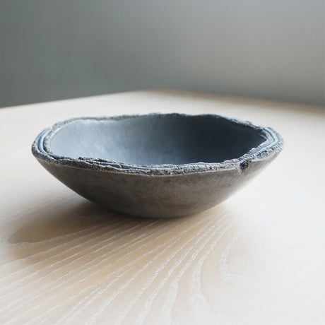 櫻井靖泰　Jag bowl（5寸）黒釉