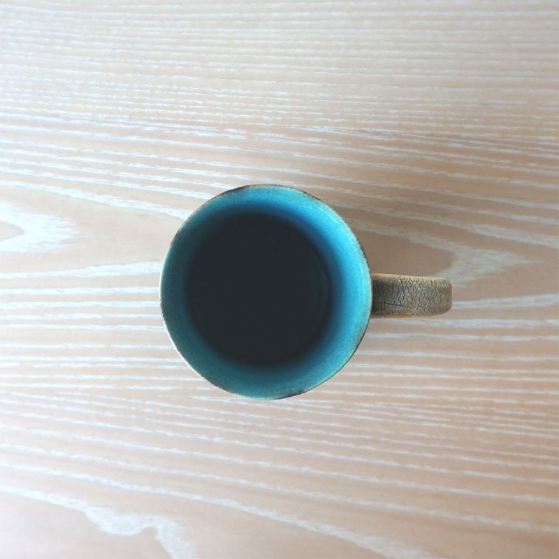 加藤 輝雄 マグカップ type-SL（トルコブルー/縦縞） | knot Online