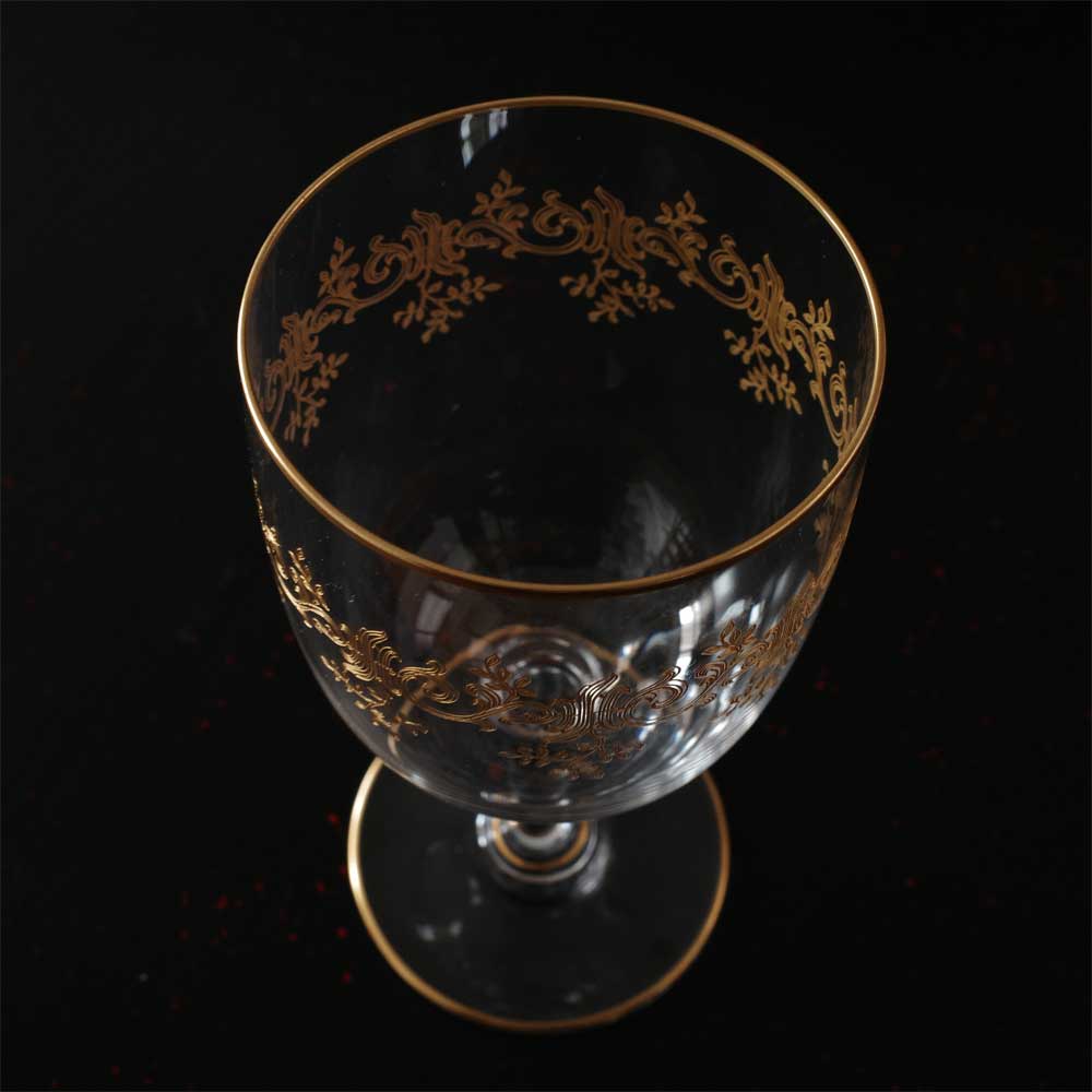 美品★希少オールドバカラBACCARATセビーヌ金彩レカミエ★ポートワイングラス 希少オールドバカラBACCARATセビーヌ金彩レカミエ☆ポートワイングラス