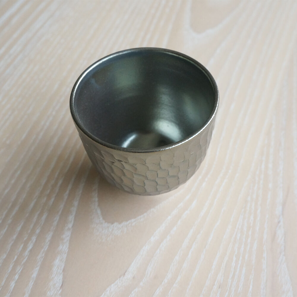 木村 年克 銀化鉄釉 お猪口 | knot Online