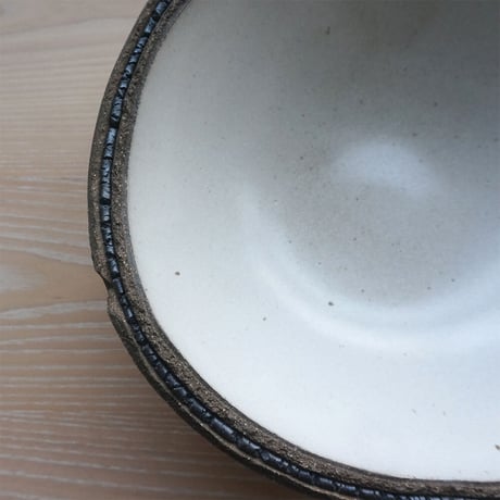 櫻井靖泰　Jag bowl（9寸）土灰