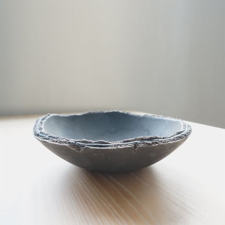 櫻井靖泰　Jag bowl（8寸）黒釉