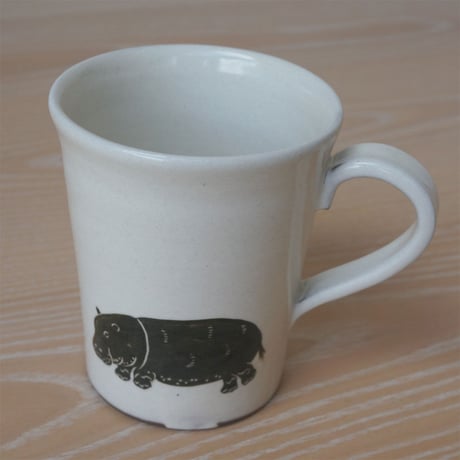 TAKUNOBU 粉引コーヒーカップ　カバ