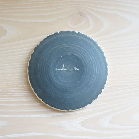 新納虫太郎　Somekan Plate 皿2（墨）