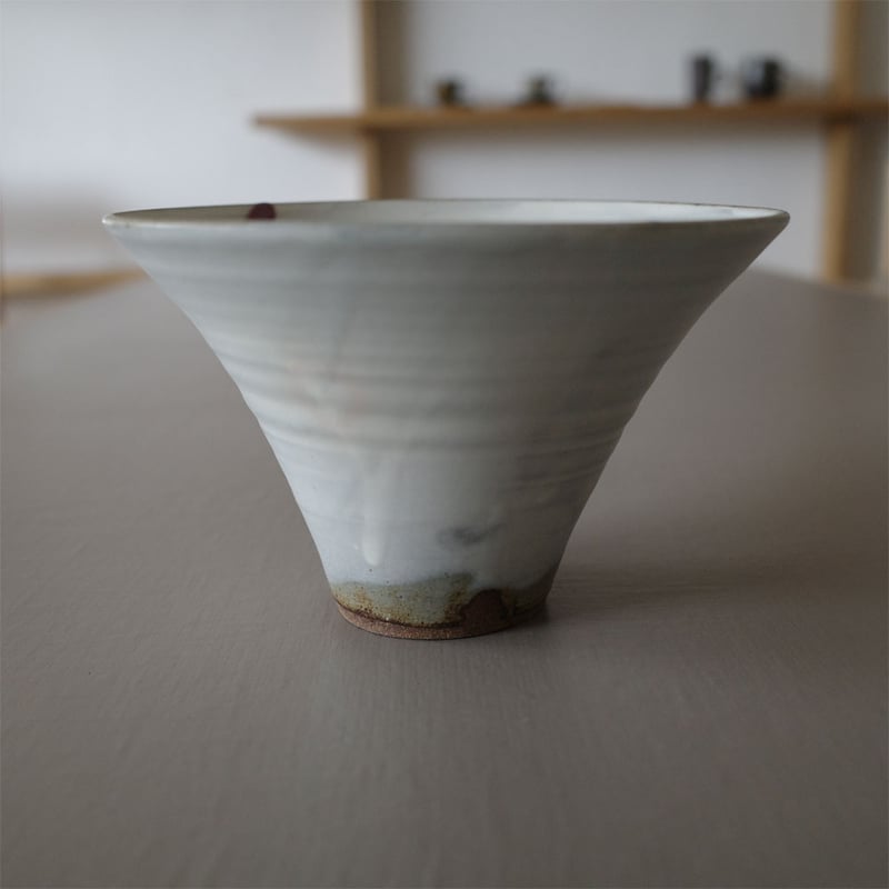 かねと窯 清水 圭一 麺鉢 白 | knot Online