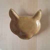 櫻井靖泰　猫鉢（黄）