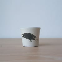 TAKUNOBU 粉引蕎麦猪口　カモノハシ