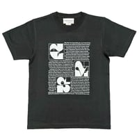 square logo Tshirt  (black)
