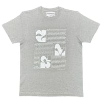 square logo Tshirt  (gray)