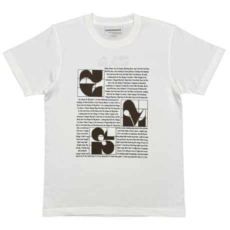 square logo Tshirt  (white)