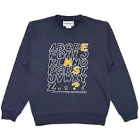 AtoZ sweat shirt (navy)