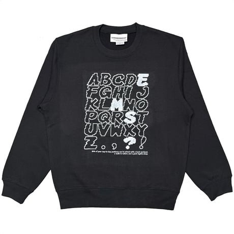 AtoZ sweat shirt (black)