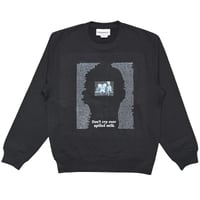 proverb sweat shirt (black)