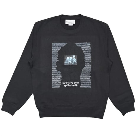 proverb sweat shirt (black)