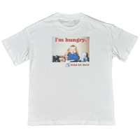 hungry! Tshirt  (white)
