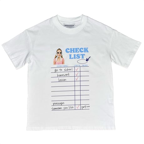 busy girl! Tshirt  (white)