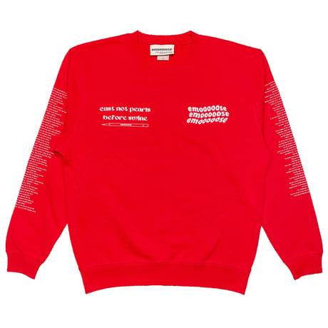 folk tales sweat shirt (red)