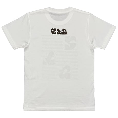 square logo Tshirt  (white)