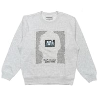 proverb sweat shirt (silver gray)
