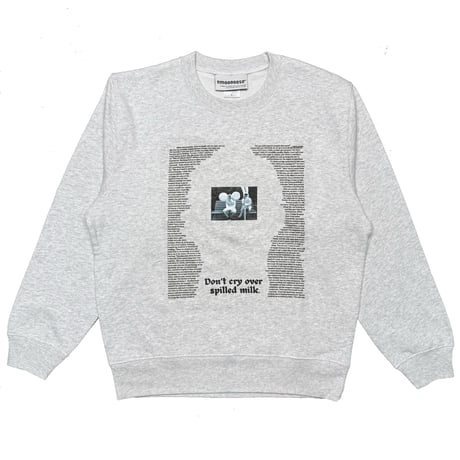 proverb sweat shirt (silver gray)