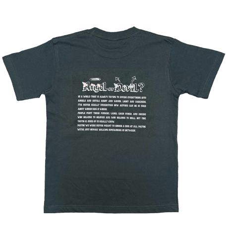 a or d Tshirt  (slate gray)