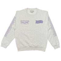 folk tales sweat shirt (silver gray)