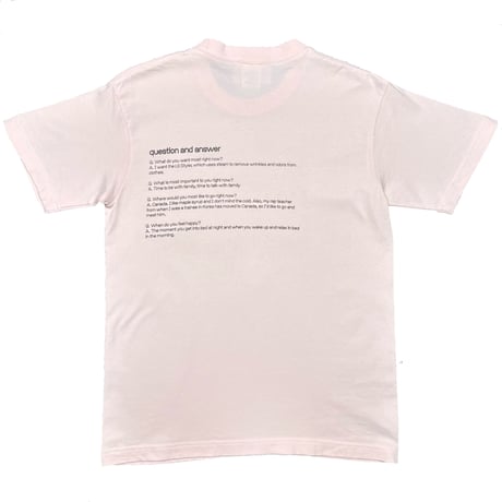 hatena Tshirt  (baby pink)
