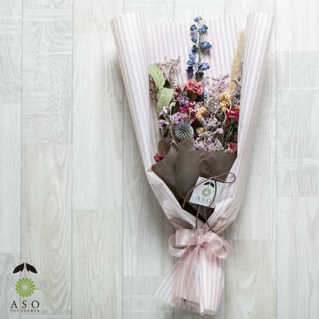 ≪受注販売商品≫　ASO DRYFLOWERブーケ　Lサイズ